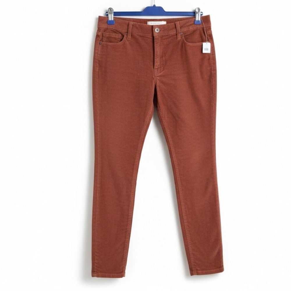 Old Navy Rockstar Super Skinny Corduroy Pants Women's Size 10 terracotta